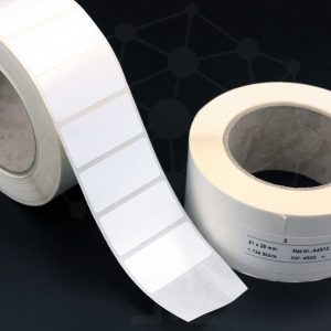 Polyester Etiketten weiß 51 x 25mm